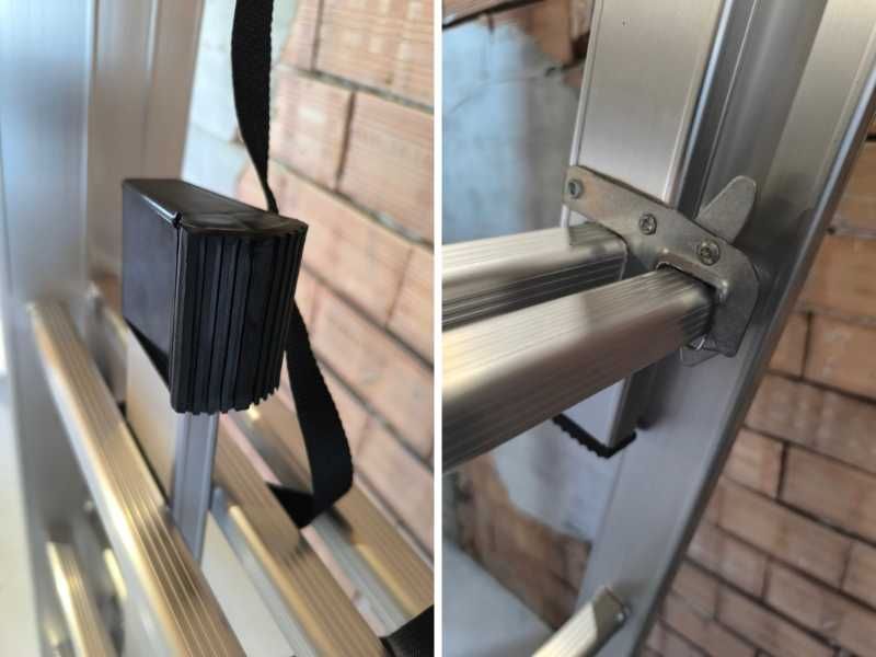 Стълба алуминиева  секционна 3х9 6,44м