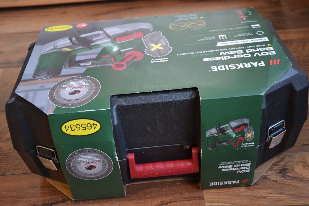 Акумулаторна лентова отрезна машина Parkside 20V