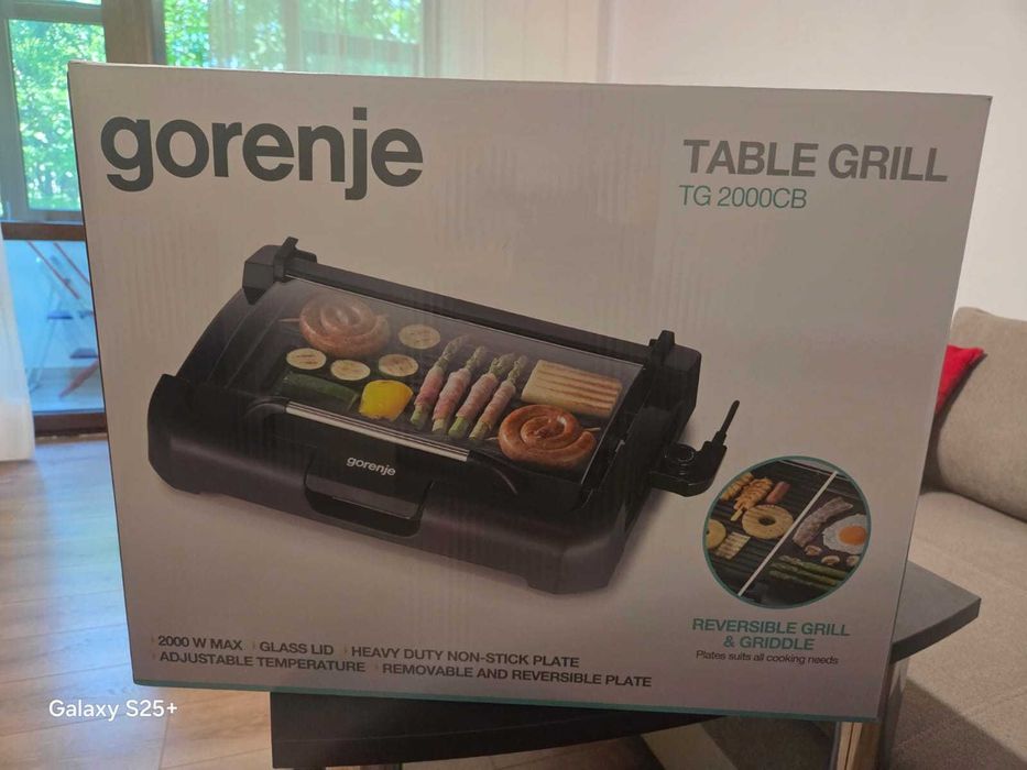 Gratar electric GORENJE, 1800W, negru