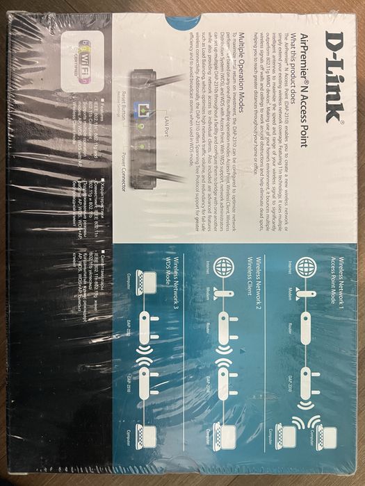Модем роутер новый d-link точку доступа D-link DAP-2310