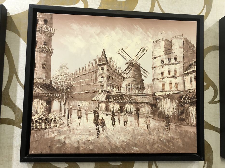 Картины трио "Париж'