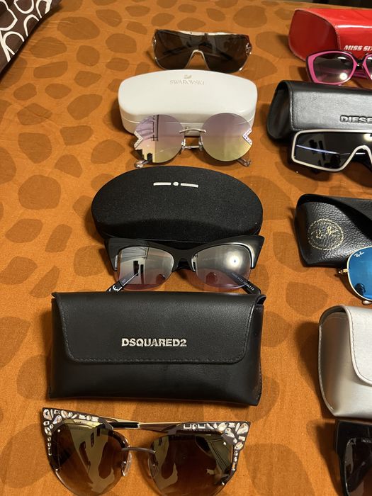 Слънчеви очила ray ban D&G Dsquared Swarovski 10% намаление на всичко