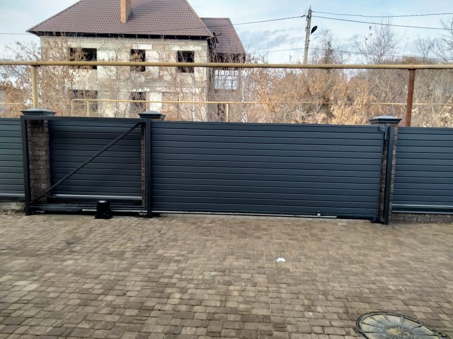 Ворота откатные от 450000тенге