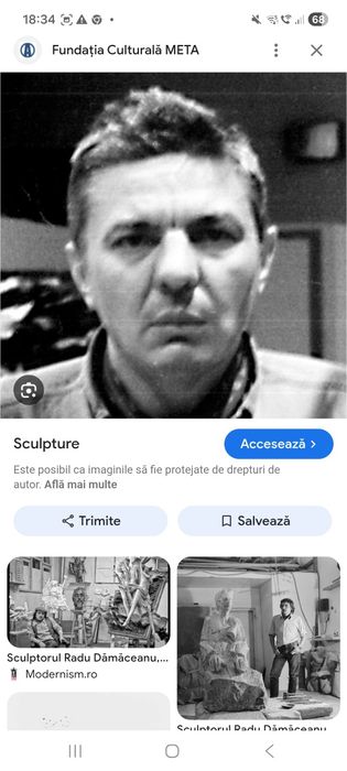 Desene, autoportret și 4 personaje", Radu Dămăceanu (n.1953-d.2017)