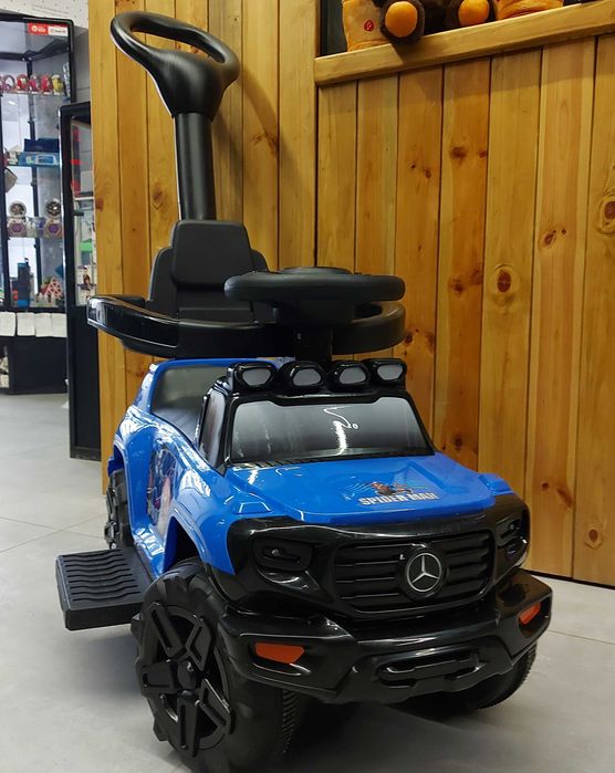 Толокар машинка Jeep, Mercedes, Бибикар, С ручкой. Каталка. Талакар