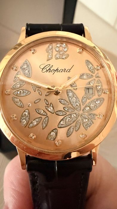 Золотые часы(под chopard)
