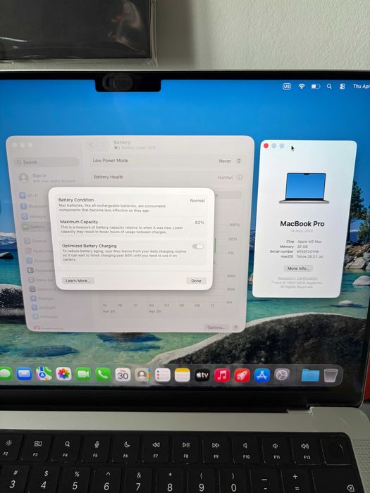 MacBook Pro 14” M2 Max 12 Core CPU 32 GB RAM 38 Core GPU 1TB Silver (Factura Cutie + Accesorii full)