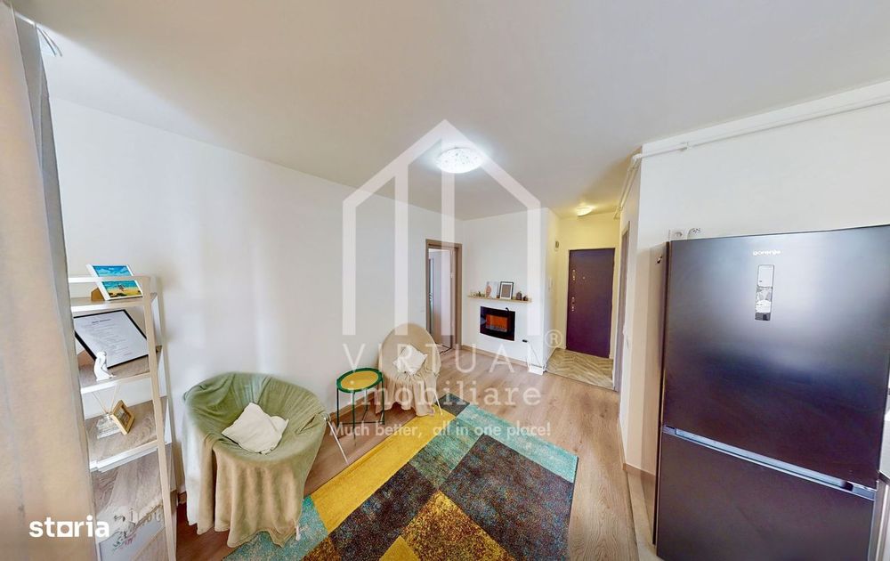 Apartament cu 2 camere, 36mp utili+terasa 38mp, parcare, Turnisor