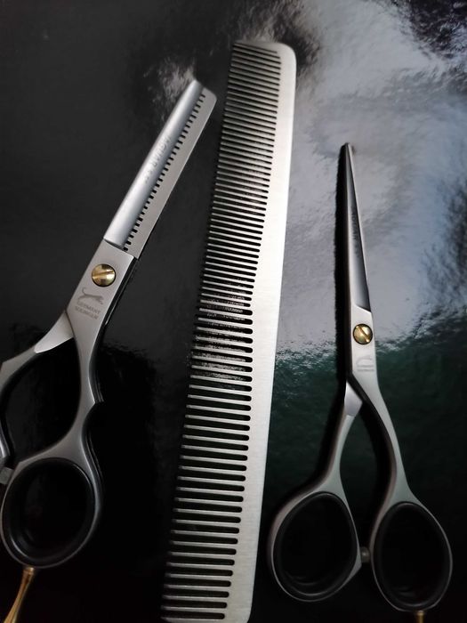 Set Foarfeci profesionale jaguar tuns filat pieptăn 5,5