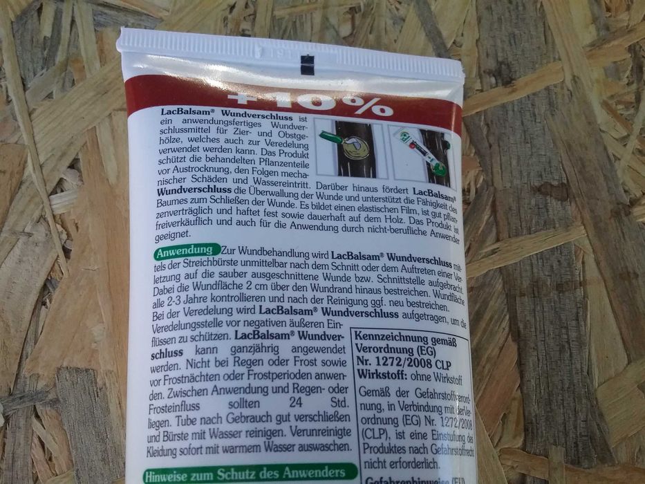 Combo - Lac Balsam/mastic cicatrizant altoit pomi 385g