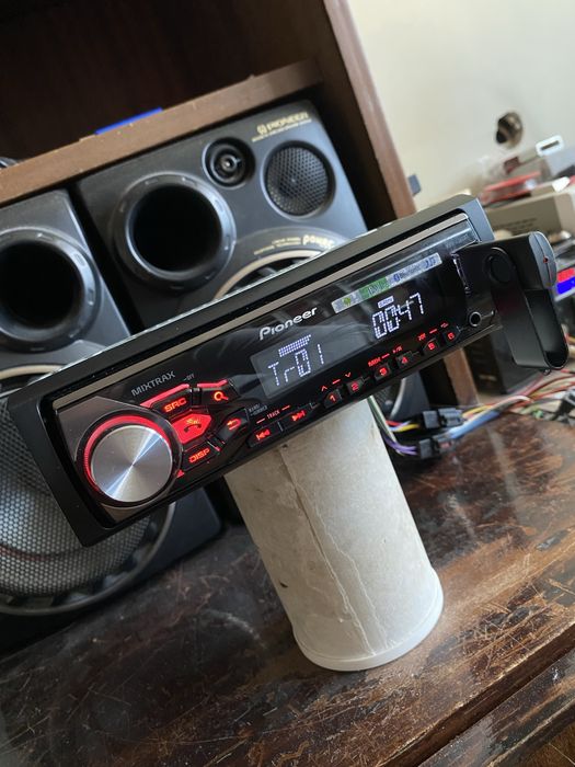 Pioneer MVH-X380BT - BLUETOOTH USB авто радио плеър за кола сд cd (с късо шаси за лесен монтаж)