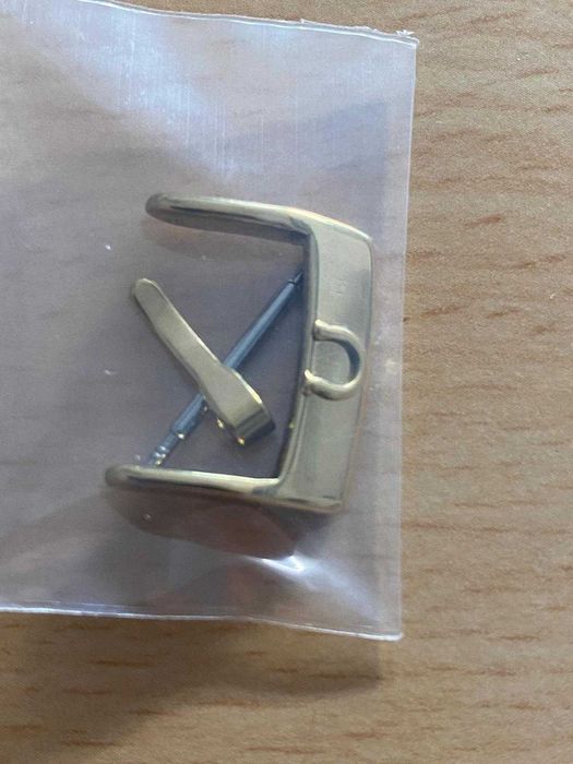 Catarama logo omega curea piele silver/gold 12 14 16 18 20