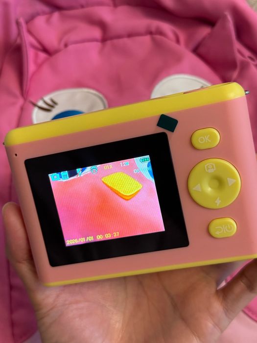 Aparat foto copii cu printare, Roz sau Albastru