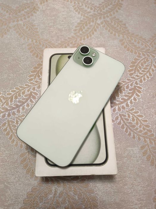 iPhone 15 plus green 128 GB 95%