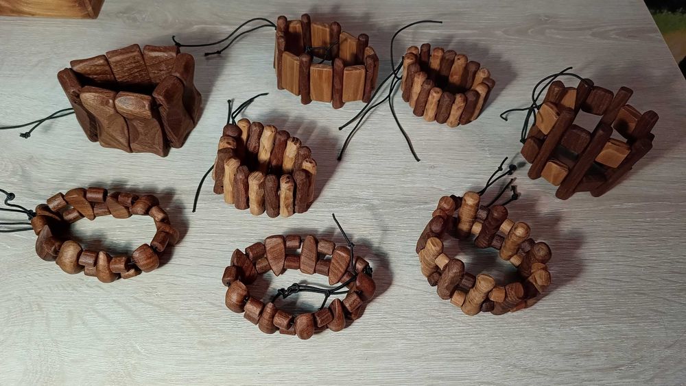 Браслеты деревянные женские