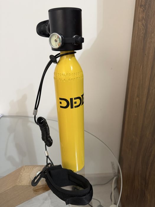 Set snorkeling/scufundări 0,5 L  Dideep– Butelie + pompă manuală + kituri întreținere