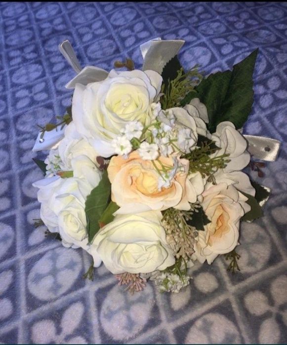 Букет для невесты, бутоньерка.бабочка  ...