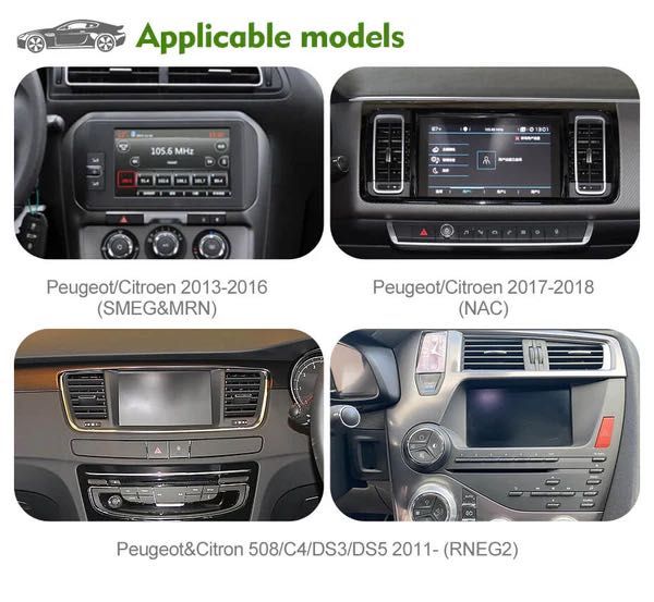 Wireless Carplay Android auto за Peugeot / Citroen