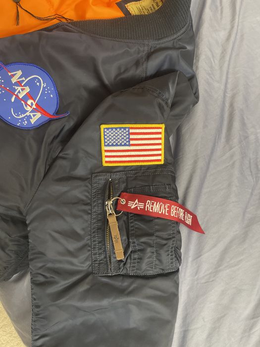 Бомбер Alpha Industries Large Nasa