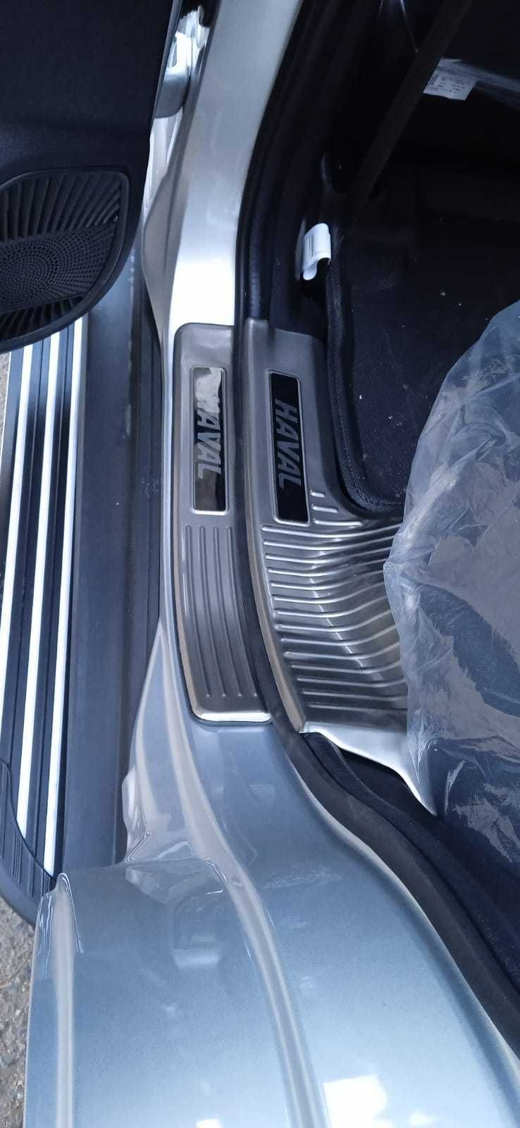 Накладка ХАВАЛ М6 / Н6 на внутренние пороги нержавейка HAVAL Хавейл ...