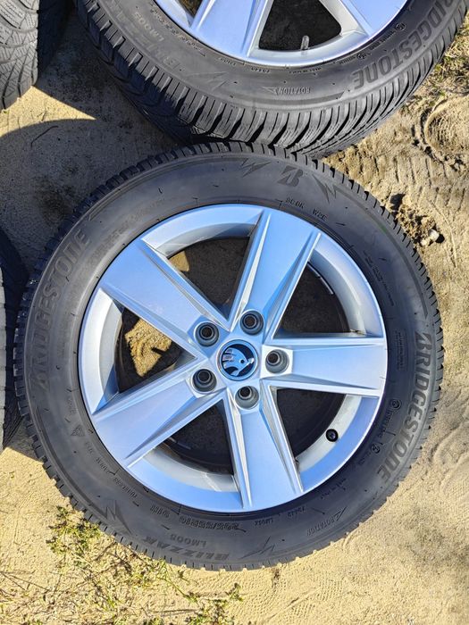 Jante Originale din Aluminiu de Skoda Octavia 2, 3 de IARNĂ M+S pe 16"