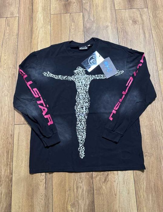 Hellstar Qr Christ Long Sleeve T-shirt