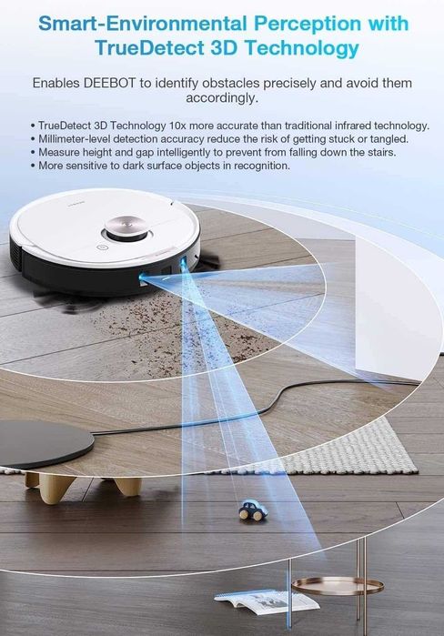 Прахосмукачка робот Ecovacs Deebot Ozmo T8+