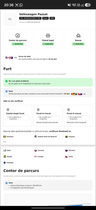 De vânzare passat b6