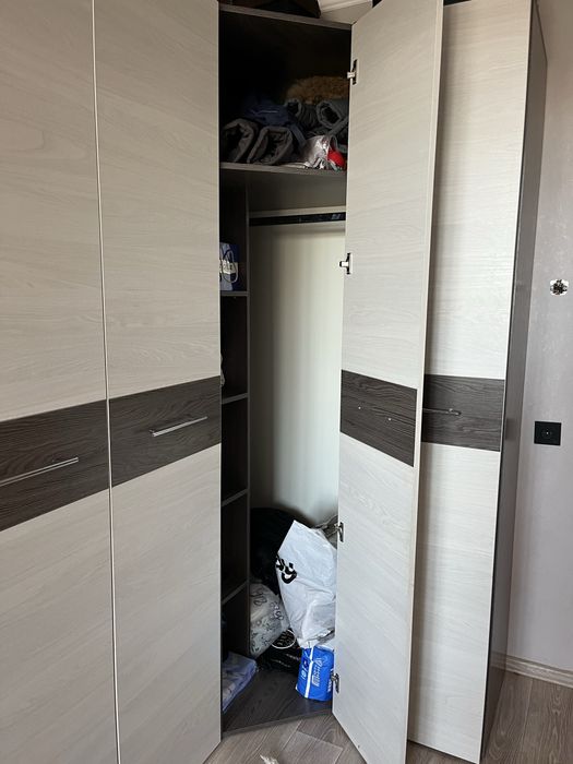 Угловой шкаф + 2х кровать