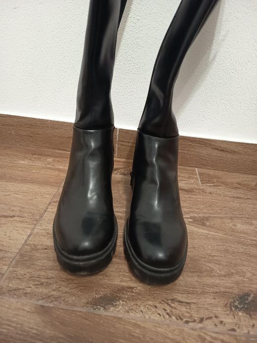 Cizme negre lungi -marime 40