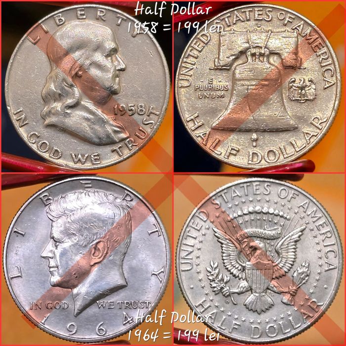 SUA Vechi Morgan Peace Dollar monede argint 90%