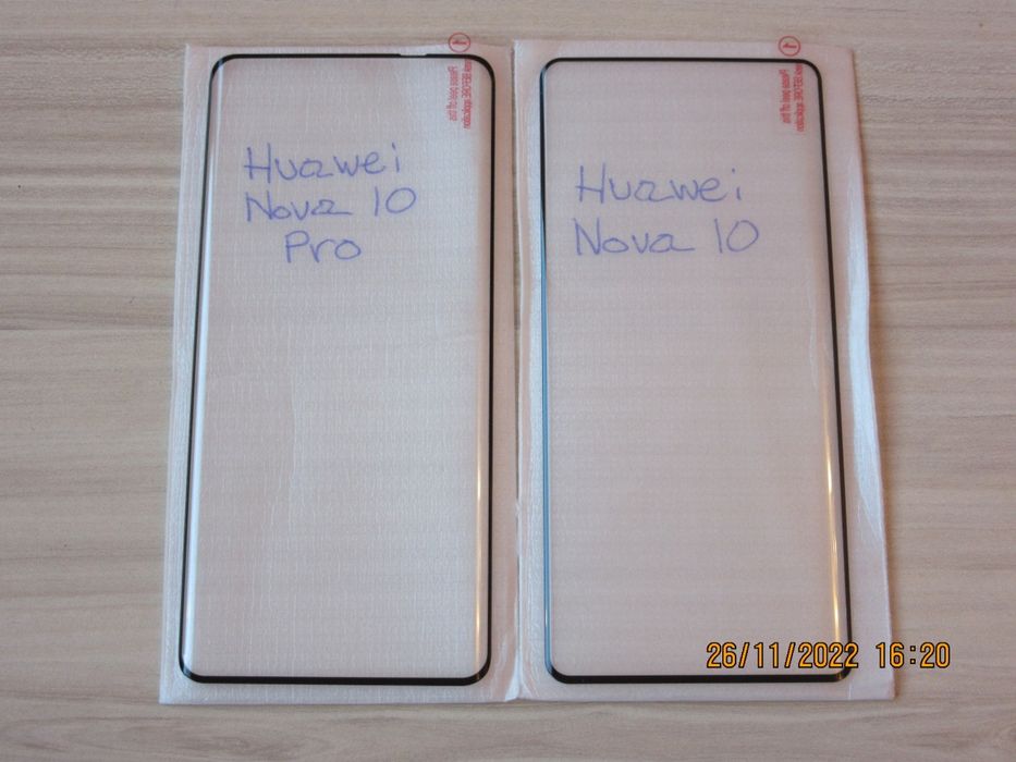 Huawei Nova 10 / Nova 10 Pro  / 3D ЦЯЛО ЛЕПИЛО Стъклен протектор