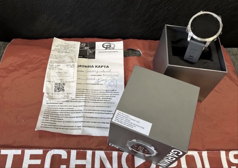 КАТО НОВ 47mm Garmin EPIX GEN 2 Гаранция Технополис 2026г. Black