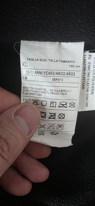 Geaca groasa pentru copii - Beneton - marime 150