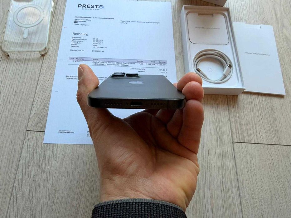 Iphone 15 Pro Max Back Titanium cu Factura