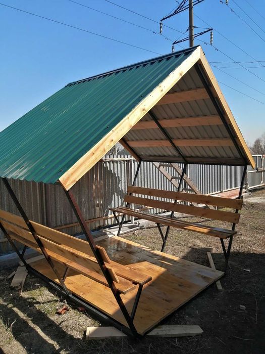 реализуем беседку дачную