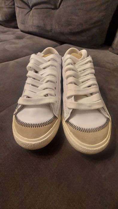 Nike Sportswear Ниски маратонки 'BLAZER 77 JUMBO' в Бяло