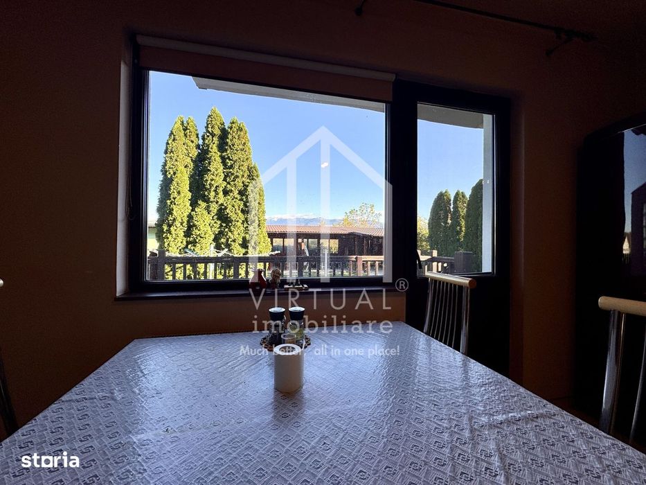 Casa individuala cu 6 camere, 500mp teren, priveliste spre munti
