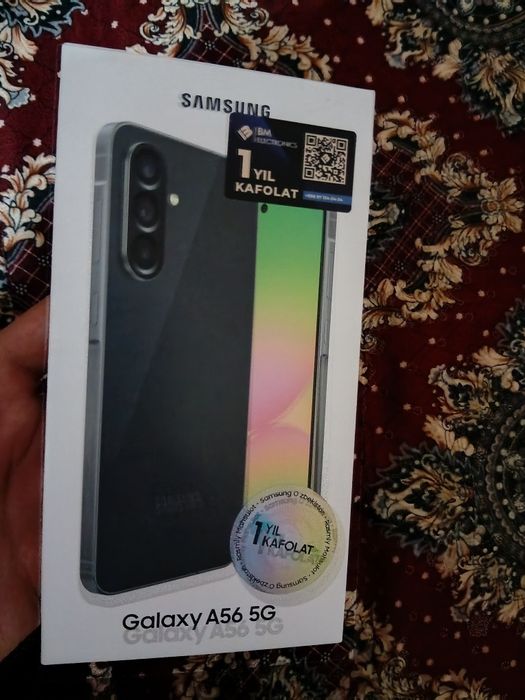 Samsung a56 yangi Sim karta solinmagan