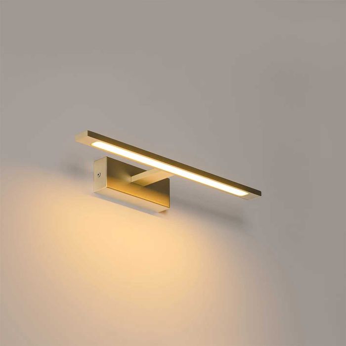 Aplică din alamă 41,5 cm cu LED inclus IP44