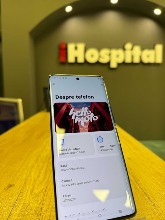 Motorola Edge 60 Fusion, Pantone Grey, 256GB #13003