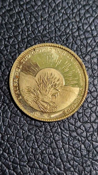 Vând moneda aur 18k certificat original plic