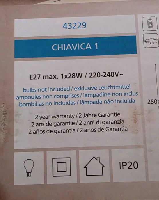 Полюлей Eglo Chiavoka 1