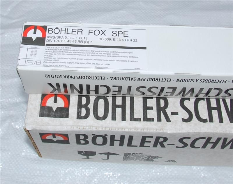 BÖHLER FOX SPE ф3,25, 4,00 5,00 мм Заваръчни електроди