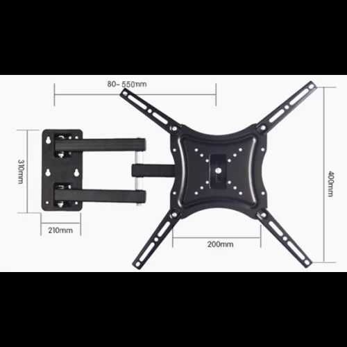 Стойка за телевизор на стена с подвижно рамо, Поставка от 14" до 55"