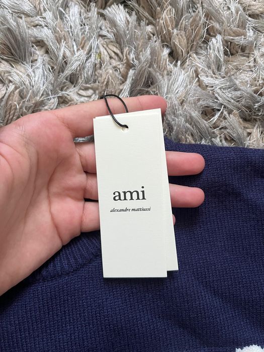 AMI Paris Pulover Bleumarin