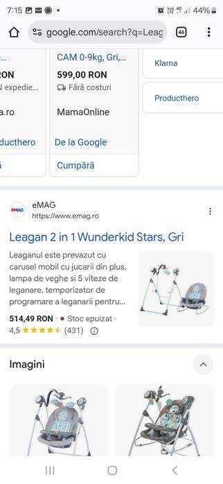 Leagan 2 in 1 Wunderkid Stars, Gri
