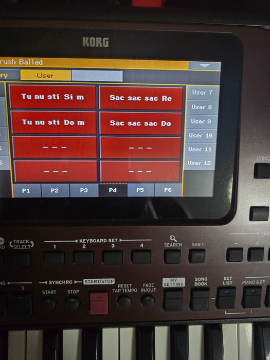Set korg pa1000 korg pa4 pa5korg pa700 Automat introduceri noi 2026