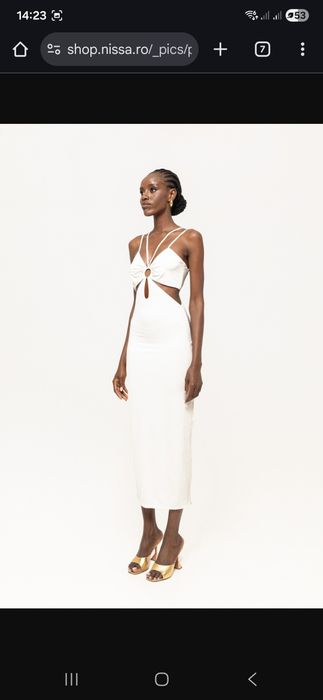 Rochie ocazie roz Nissa