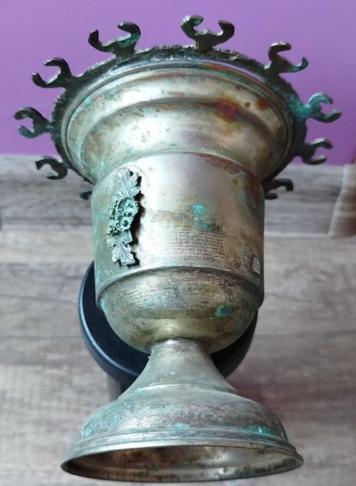 стар месингов съд